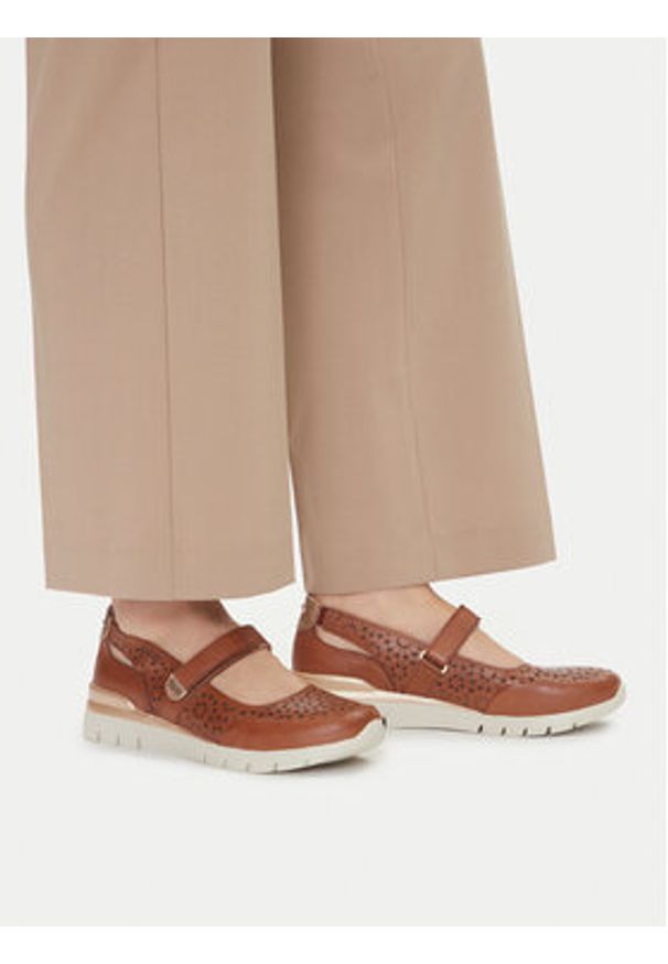 Pikolinos Półbuty Cantabria W4R-6989C1 Brązowy. Kolor: brązowy. Materiał: skóra