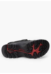 ecco - Buty trekkingowe męskie ECCO OFFROAD M SHOE TEX. Zapięcie: pasek. Kolor: czarny. Materiał: guma, skóra, nubuk, tkanina, dzianina. Wzór: paski. Sport: turystyka piesza #4