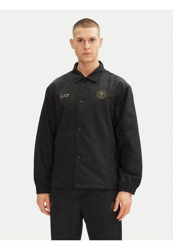 EA7 Emporio Armani Kurtka przejściowa 7M000262 AF13722 UC001 Czarny Modern Fit. Kolor: czarny. Materiał: syntetyk