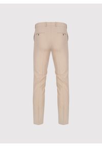 Pako Lorente - PAKO LORENTE – Beżowe spodnie ganiturowe. Kolor: beżowy. Materiał: poliester, wiskoza, elastan. Wzór: gładki. Styl: elegancki #2