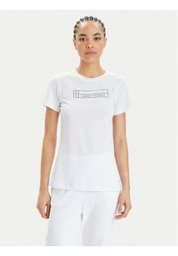 Armani Exchange T-Shirt 3DYT01 YJ3RZ 1000 Biały Regular Fit. Kolor: biały. Materiał: bawełna #1