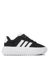 Adidas - adidas Sneakersy Grand Court Platform IE1102 Czarny. Kolor: czarny. Materiał: skóra. Obcas: na platformie #1