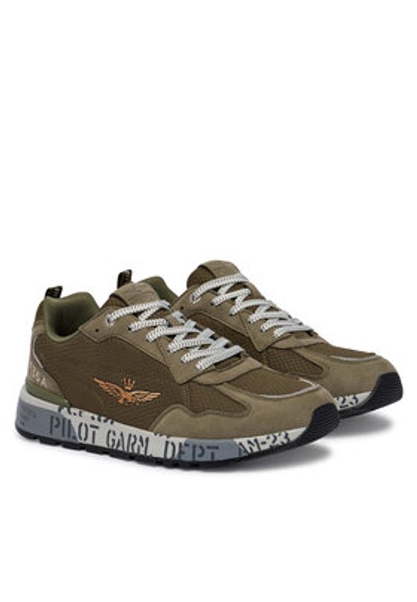 Aeronautica Militare Sneakersy 261SC0276UCT04327 Zielony. Kolor: zielony. Materiał: materiał