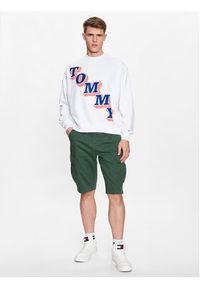 Tommy Jeans Szorty materiałowe Aiden Baggy DM0DM15974 Zielony Regular Fit. Kolor: zielony. Materiał: bawełna