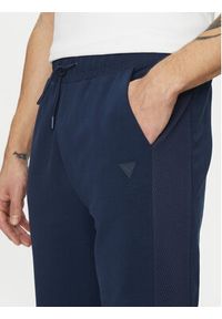 Guess Spodnie dresowe Z5GB06 K6ZS1 Granatowy Regular Fit. Kolor: niebieski. Materiał: bawełna #3