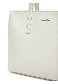 Calvin Klein Torebka Ck Must Small Tote K60K612904 Écru. Materiał: skórzane #6