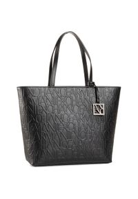 Armani Exchange Torebka 942650 CC793 00020 Czarny. Kolor: czarny. Materiał: skórzane