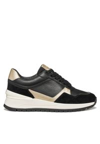 Geox Sneakersy D Desya D6500A 08522 C9258 Czarny. Kolor: czarny. Materiał: skóra #1