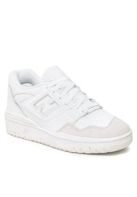 Sneakersy New Balance BB550LSA Biały. Kolor: biały. Materiał: skóra #1