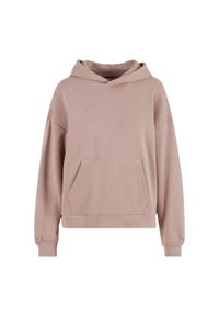 Damska bluza oversize z kapturem Urban Classics Light Terry. Typ kołnierza: kaptur. Kolor: różowy #1
