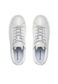 Trussardi Jeans - Trussardi Sneakersy 77A00383 Biały. Kolor: biały. Materiał: skóra #2