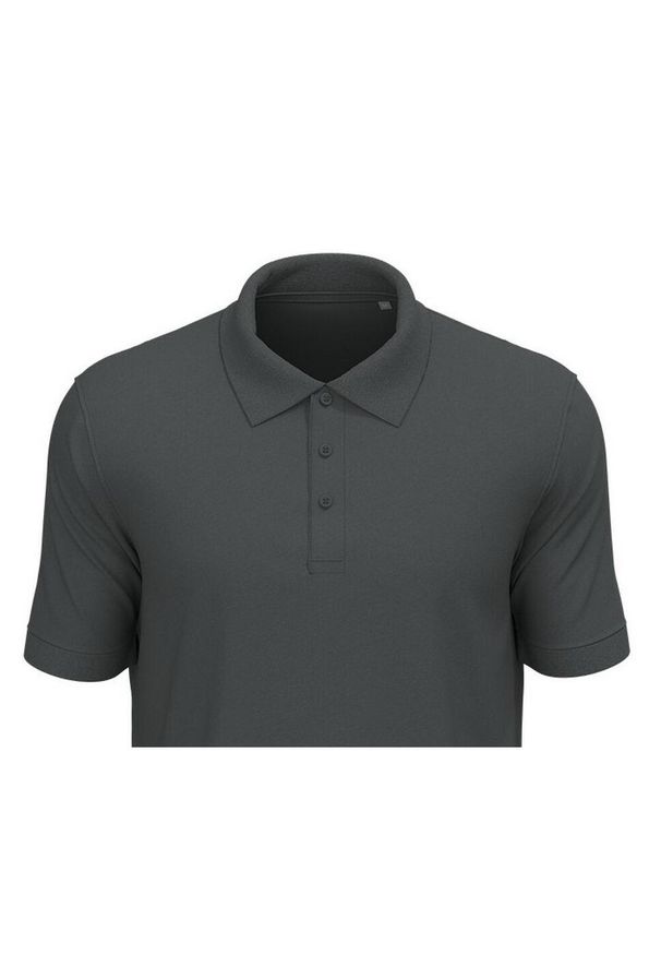 Stedman - Męska Koszulka Polo Lux. Typ kołnierza: polo. Kolor: szary