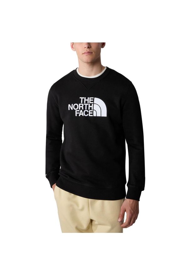 The North Face - M Drew Peak Crew Bluza - czarny. Kolor: czarny. Styl: sportowy