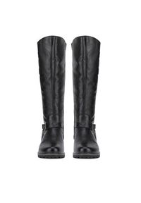 Remonte Kozaki R6590-01 Czarny. Kolor: czarny. Materiał: materiał #6