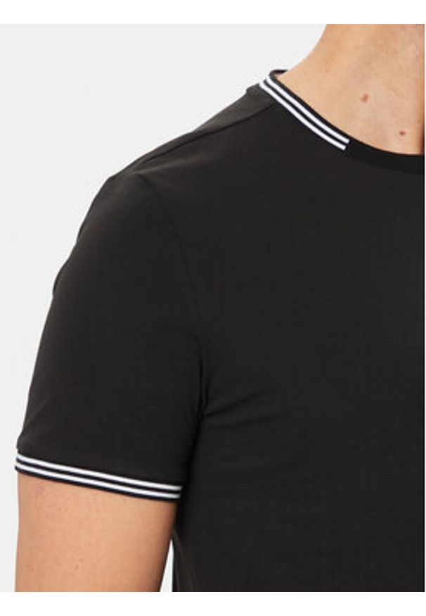 BOSS - Boss T-Shirt Taul 50521245 Czarny Regular Fit. Kolor: czarny. Materiał: bawełna