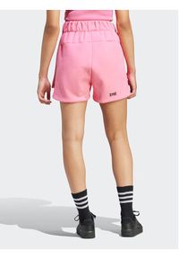 Adidas - adidas Szorty sportowe Z.N.E. IN5148 Różowy Loose Fit. Kolor: różowy. Materiał: bawełna, syntetyk