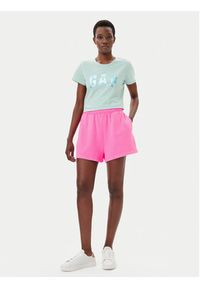 GAP - Gap Szorty sportowe 714587-03 Różowy Relaxed Fit. Kolor: różowy. Materiał: bawełna