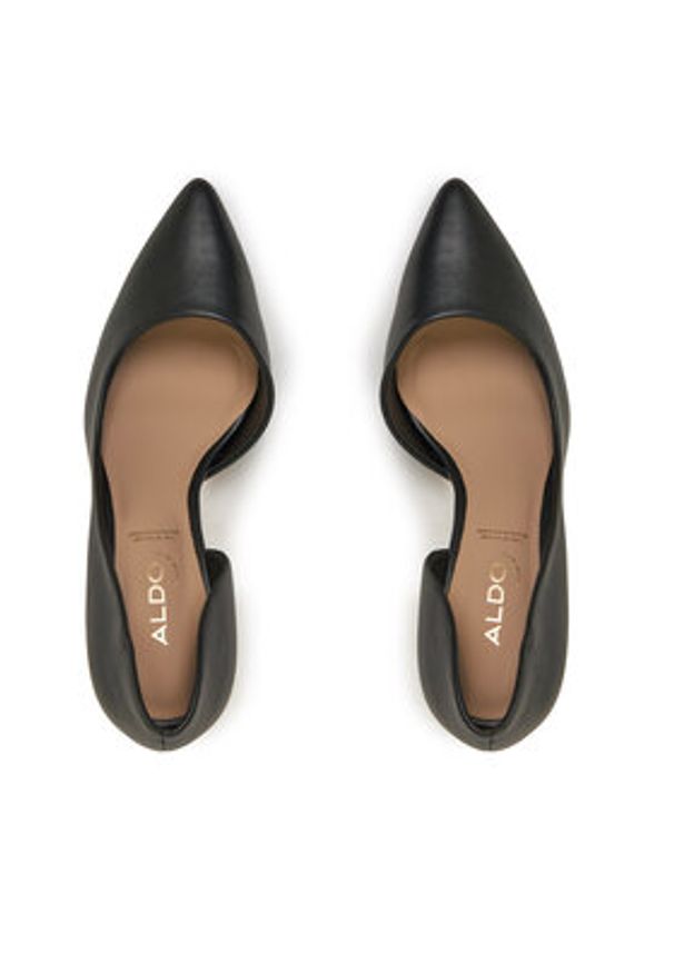 Aldo Szpilki Vralg 13390842 Czarny. Kolor: czarny. Materiał: skóra. Obcas: na szpilce