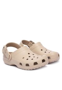 Crocs Klapki Classic Enamel Buckle Clog 213347 Beżowy. Kolor: beżowy #6