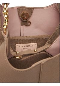 Coccinelle Torebka Hand Grained L E1 SHA 11 02 01 Beżowy. Kolor: beżowy. Materiał: skórzane #5