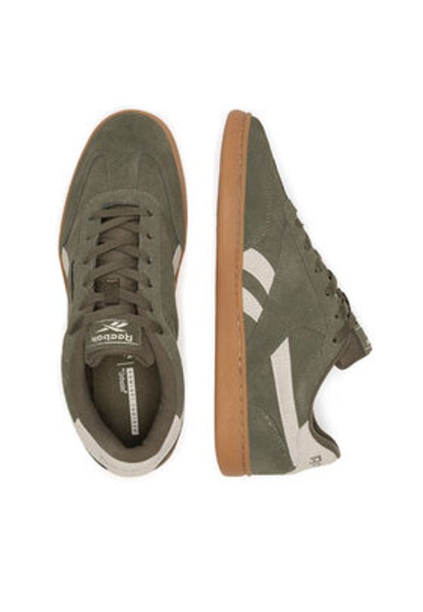 Reebok Sneakersy FORTE LOUNGER AR30252MGTC Zielony. Kolor: zielony. Materiał: zamsz, skóra