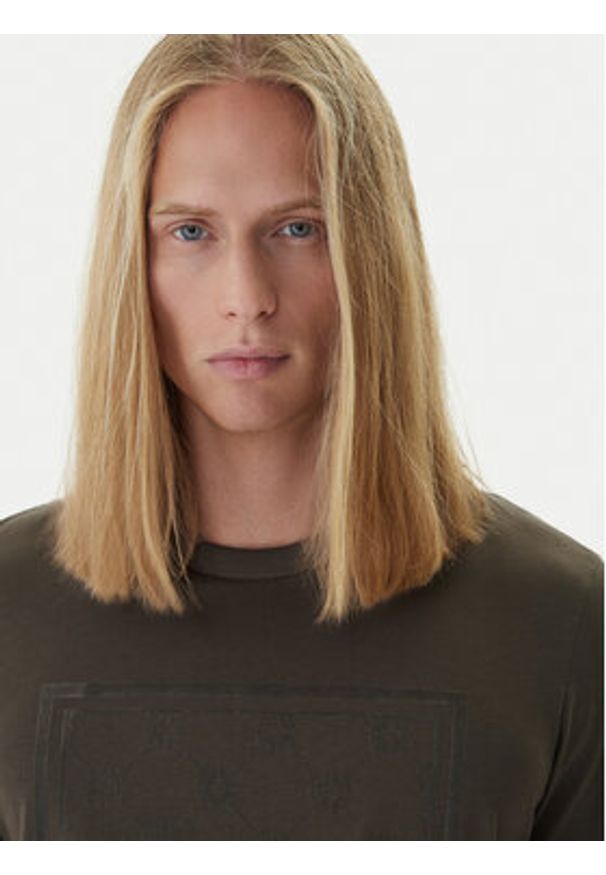 JOOP! T-Shirt 17 JJ-21Bajo 30047429 Brązowy Modern Fit. Kolor: brązowy. Materiał: bawełna