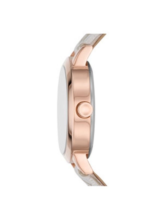 DKNY Zegarek Soho Gift Set NY6605SET Różowy. Kolor: różowy. Materiał: skóra