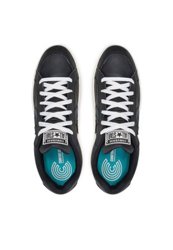 Converse Sneakersy Pro Blaze V2 Faux Leather A08643C Czarny. Kolor: czarny. Materiał: skóra