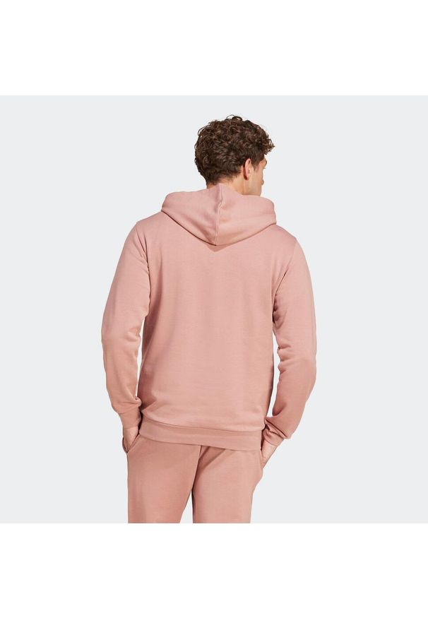 Adidas - Bluza z kapturem męska ADIDAS. Typ kołnierza: kaptur. Kolor: różowy. Sport: fitness