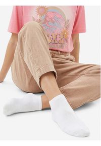 Roxy Skarpety krótkie AS_ROXY_10S_SS25 (3-PACK) Różowy. Kolor: różowy. Materiał: bawełna #3