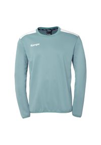 KEMPA - Bluza Kempa Emotion 27. Kolor: niebieski, biały, wielokolorowy. Wzór: napisy. Styl: elegancki