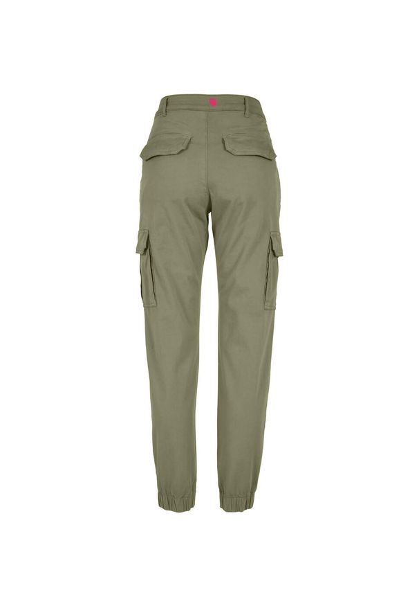 Urban Classics - Spodnie Damskie Twill Utility. Kolor: szary. Długość: długie