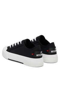 Love Moschino - LOVE MOSCHINO Trampki JA15012G0MJP0000 Czarny. Kolor: czarny. Materiał: materiał #6