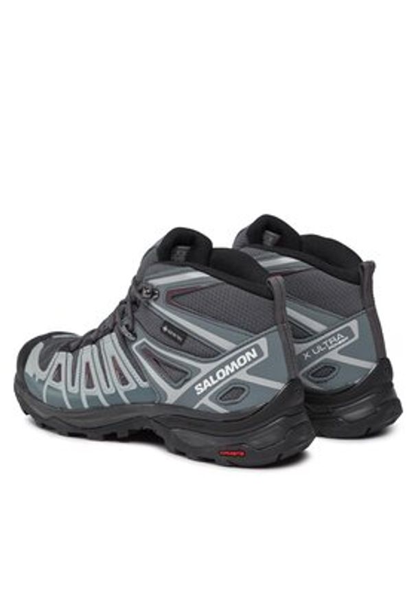 salomon - Salomon Trekkingi X Ultra Pioneer Mid GORE-TEX L47170500 Szary. Kolor: szary. Materiał: skóra, nubuk