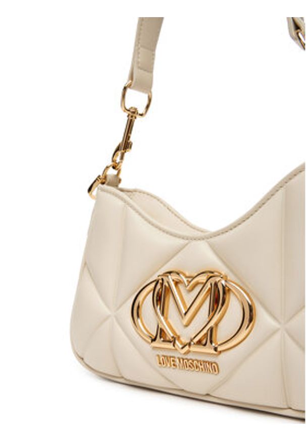 Love Moschino - LOVE MOSCHINO Torebka JC4080PP1NLC0110 Beżowy. Kolor: beżowy. Materiał: skórzane