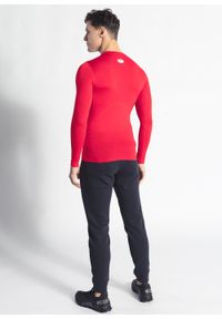 Under Armour - Longsleeve treningowy męski UNDER ARMOUR UA HG ARMOUR COMP LS. Kolor: czerwony. Materiał: tkanina, materiał. Długość rękawa: długi rękaw #4