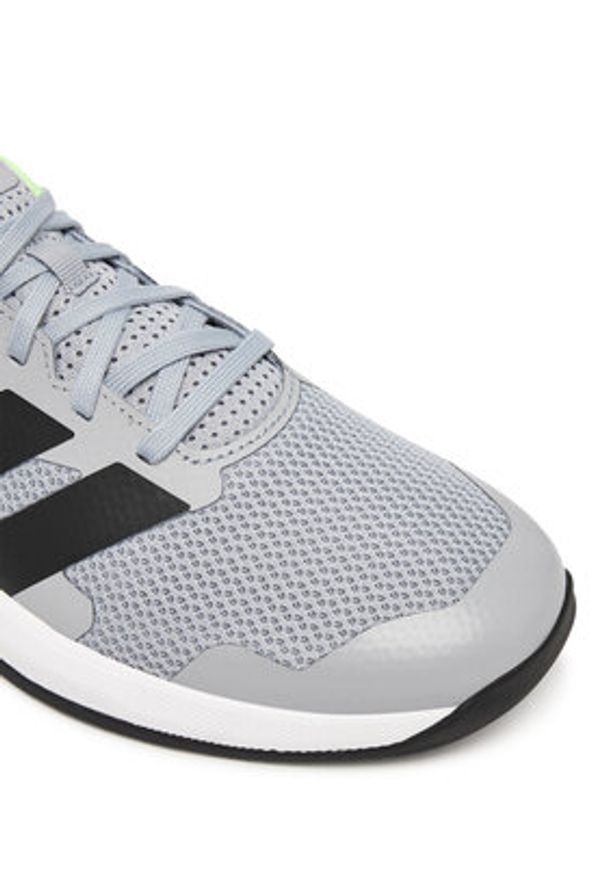Adidas - adidas Buty na siłownię Dropset Base JS3163 Szary. Kolor: szary. Materiał: materiał. Sport: fitness