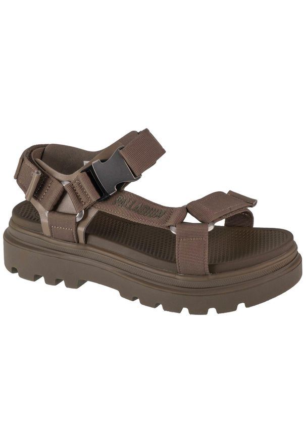 Palladium - Sandały damskie, Pallacruise Strap. Kolor: zielony. Sezon: lato