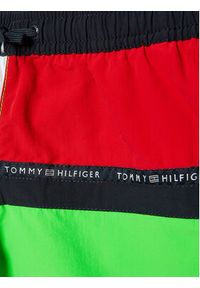 TOMMY HILFIGER - Tommy Hilfiger Szorty kąpielowe UB0UB00481 Zielony Regular Fit. Kolor: zielony. Materiał: syntetyk
