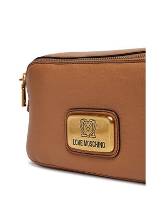 Love Moschino - LOVE MOSCHINO Torebka JC4272PP0LKB0208 Brązowy. Kolor: brązowy. Materiał: skórzane