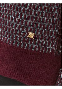 Pinko Sweter Scimpanze 102226 A1BH Bordowy Regular Fit. Kolor: czerwony. Materiał: wełna #4