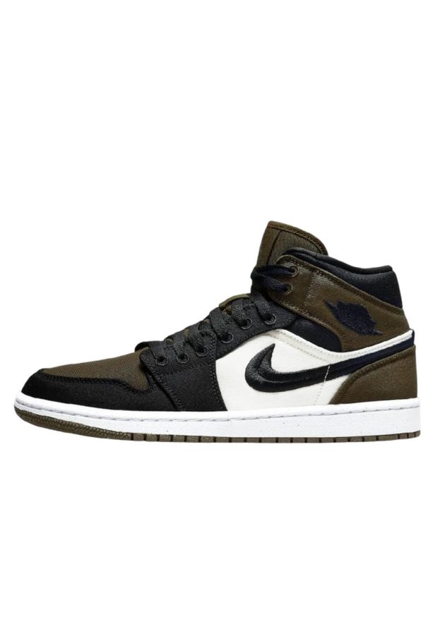 Buty do chodzenia dla dorosłych Air Jordan 1 Mid Olive Toe. Kolor: brązowy. Sport: turystyka piesza