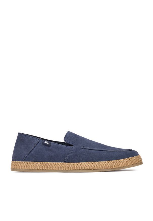Quiksilver Espadryle CEO-ESPRINT-04 MI08 Granatowy. Kolor: niebieski. Materiał: skóra, zamsz