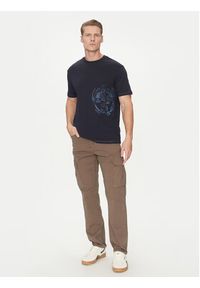 Napapijri T-Shirt S-Vanni NP0A4IEA Granatowy Regular Fit. Kolor: niebieski. Materiał: bawełna #5