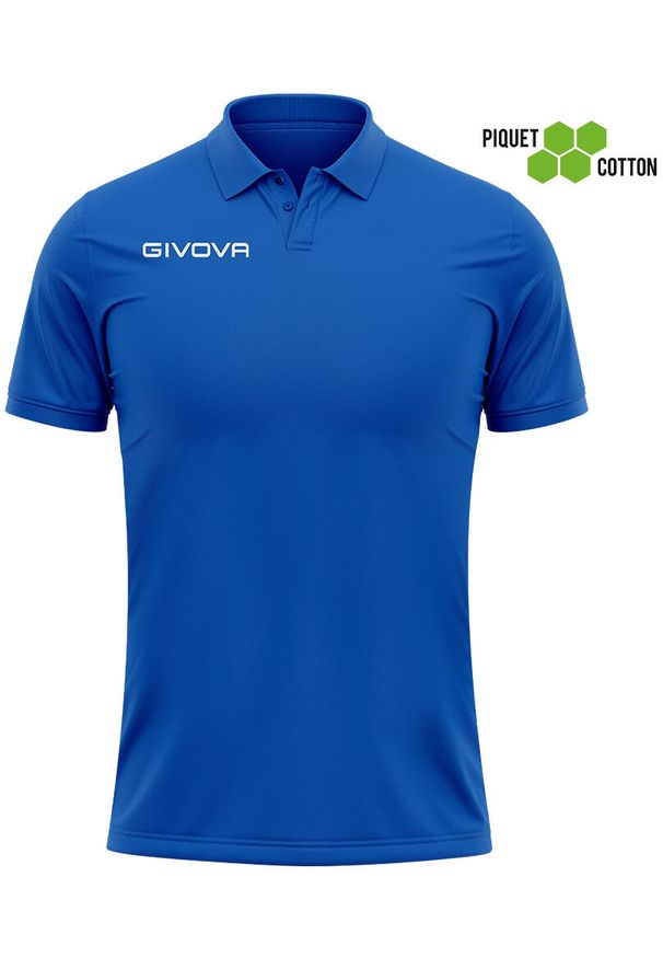 Letnie polo z bawełny Givova - Sportowa elegancja. Typ kołnierza: polo. Kolor: wielokolorowy. Materiał: bawełna. Sezon: lato. Sport: piłka nożna