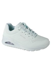skechers - Buty do chodzenia damskie Skechers Uno Frosty Kicks. Kolor: zielony. Materiał: materiał, syntetyk, tkanina. Model: Skechers Sport. Sport: turystyka piesza #1