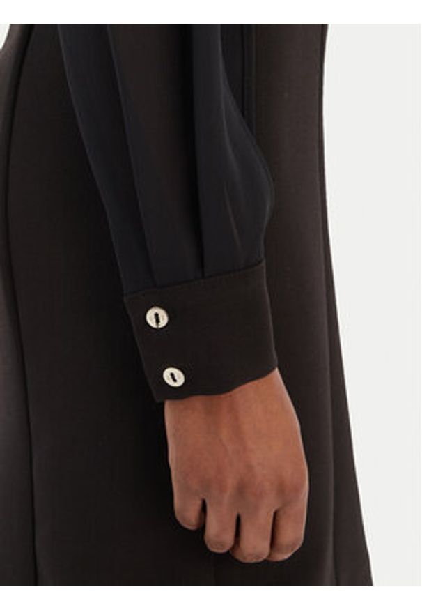 Rinascimento Sukienka koktajlowa CFC0126535003 Czarny Slim Fit. Kolor: czarny. Materiał: syntetyk. Styl: wizytowy