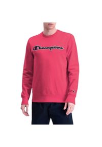 Bluza turystyczna męska Champion Crewneck Sweatshirt. Kolor: różowy #2