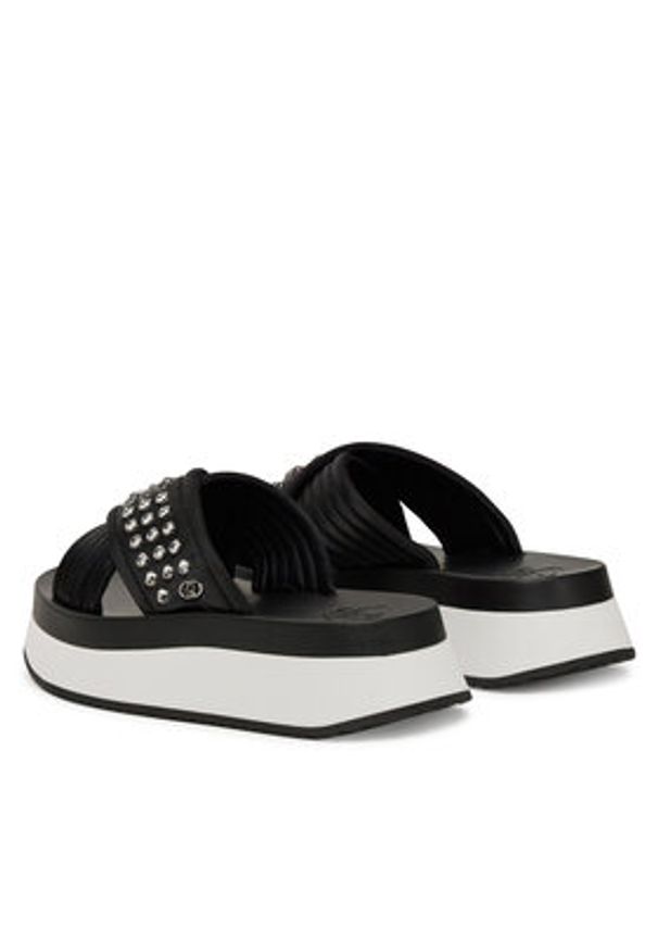 Liu Jo Klapki Dreamy Sandal 05 BA5091 TX001 Czarny. Kolor: czarny. Materiał: materiał