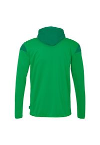 UHLSPORT - Dziecięca bluza dresowa z kapturem Uhlsport Squad 27. Okazja: na uczelnię. Kolor: zielony, niebieski, wielokolorowy. Materiał: dresówka. Styl: sportowy #2